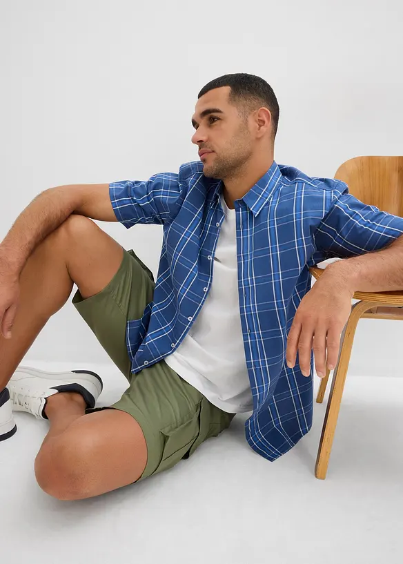 Chemise manches courtes 100% coton, bonprix