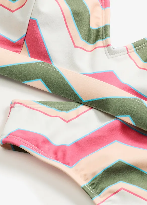 Bikini (ens. 2 pces) avec brassière à col V, bonprix