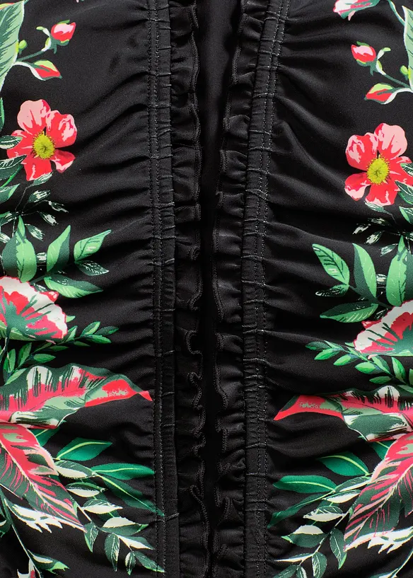 Maillot 1 pièce sculptant, maintien modéré, bonprix