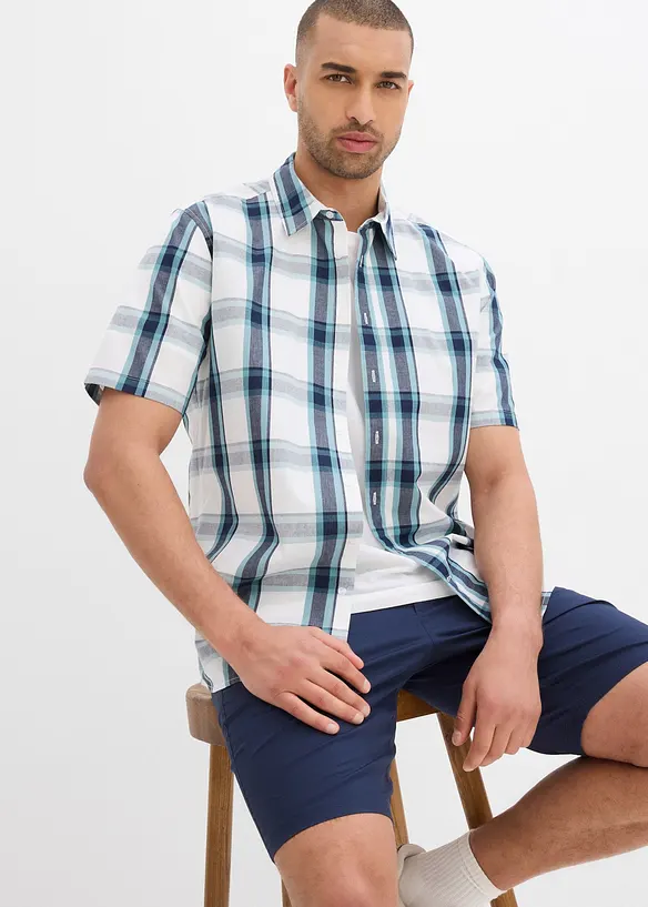 Chemise manches courtes 100% coton, bonprix