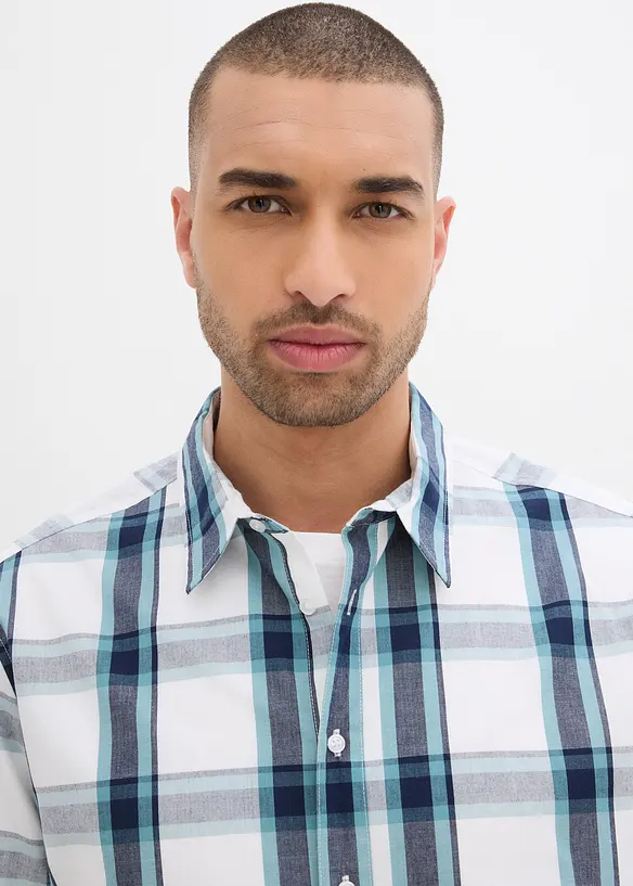 Chemise manches courtes 100% coton, bonprix