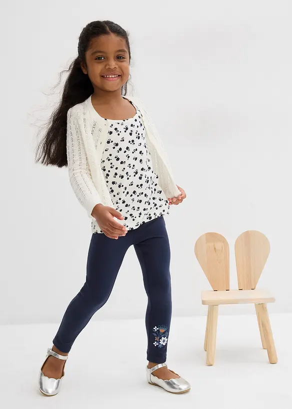 Lot de 2 tops 100% coton, bonprix