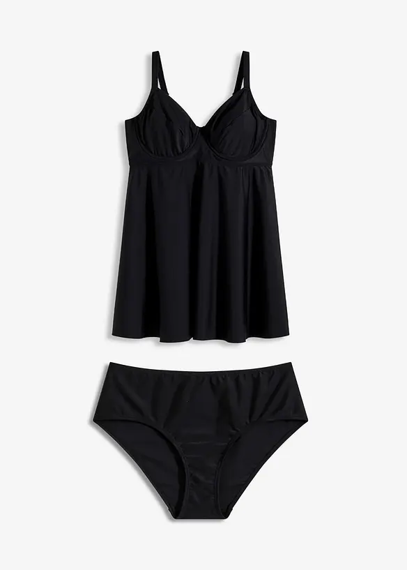 Tankini long à armatures (ens. 2 pces), bonprix