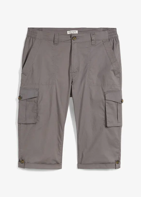 Bermuda long à taille élastiquée, Regular, bonprix