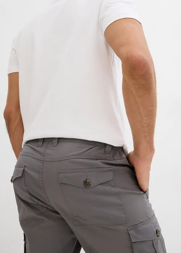 Bermuda long à taille élastiquée, Regular, bonprix