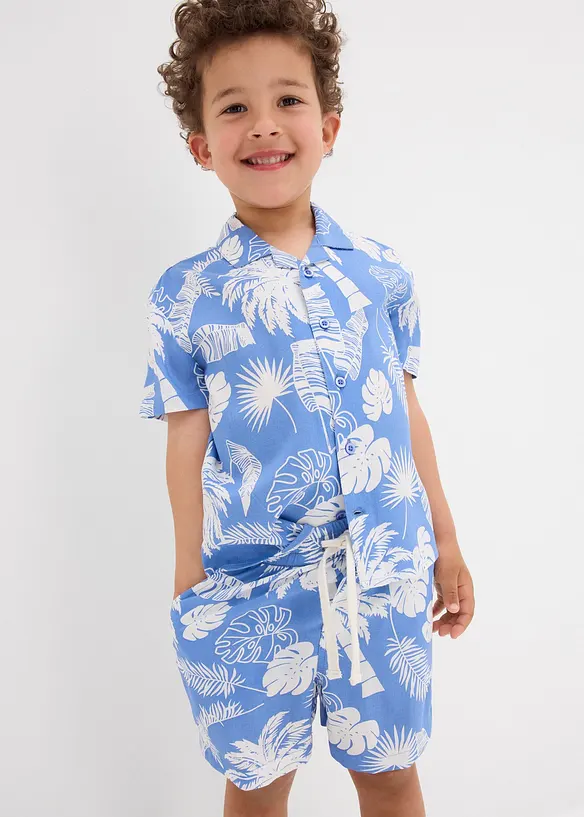 Chemise manches courtes en viscose douce, bonprix