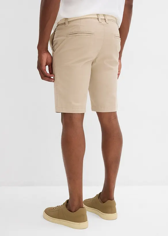 Bermuda extensible avec ceinture, Regular, bonprix