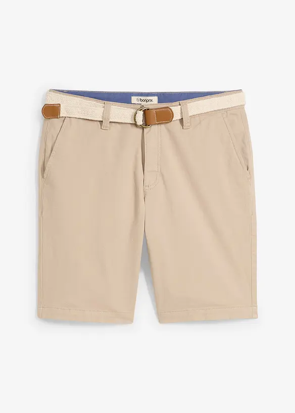 Bermuda extensible avec ceinture, Regular, bonprix