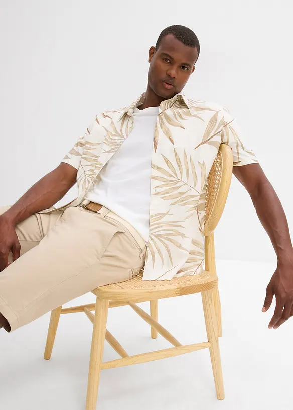 Bermuda extensible avec ceinture, Regular, bonprix