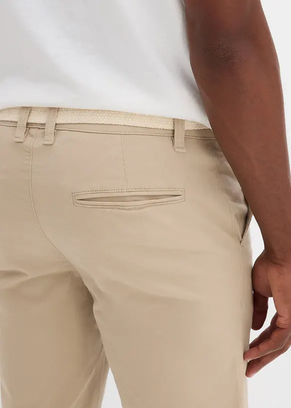 Bermuda extensible avec ceinture, Regular, bonprix