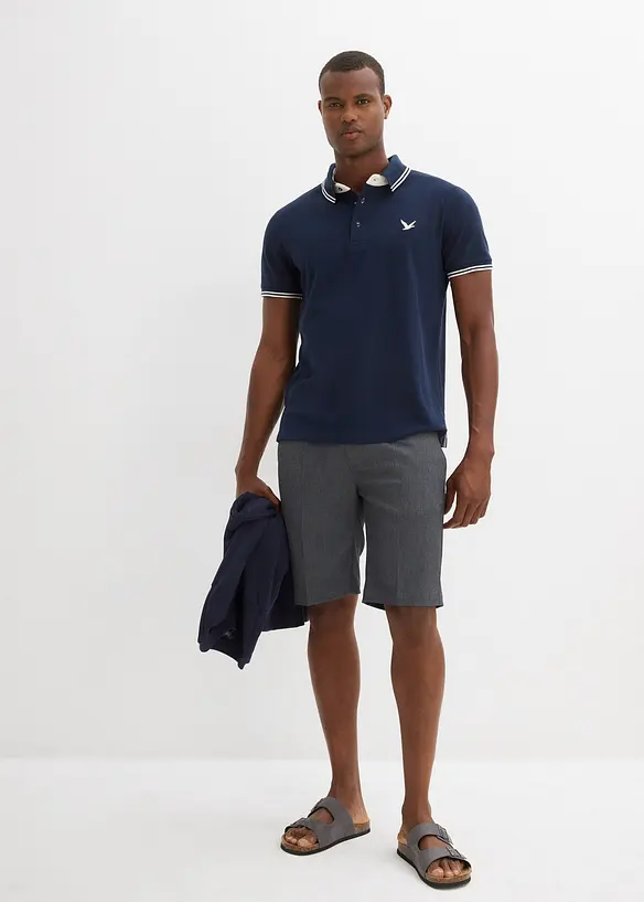 Polo en maille piqu&eacute;e, 100% coton, bonprix