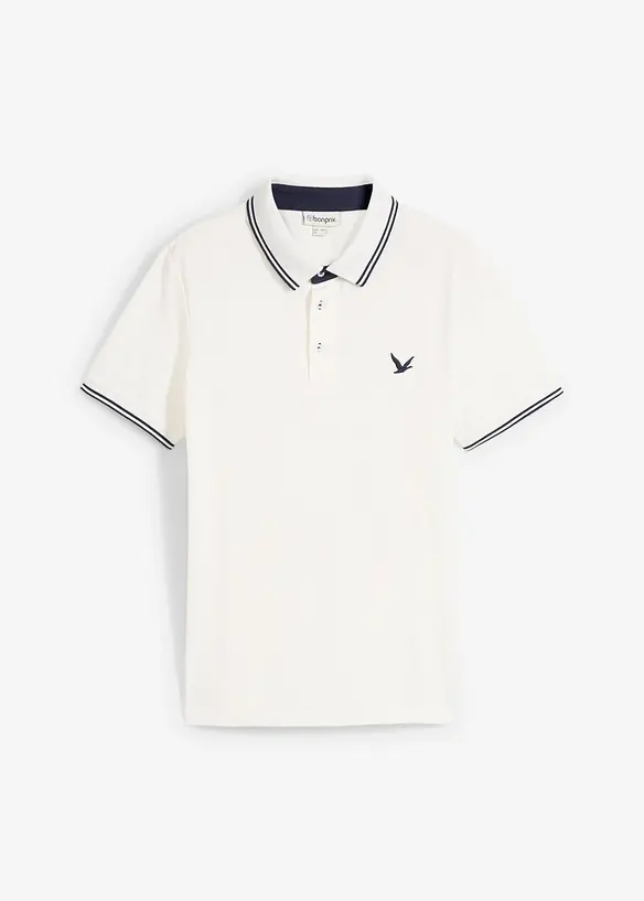 Polo en maille piquée, 100% coton, bonprix