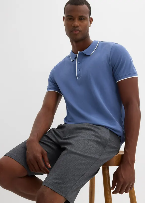 Polo en maille piquée, 100% coton, bonprix