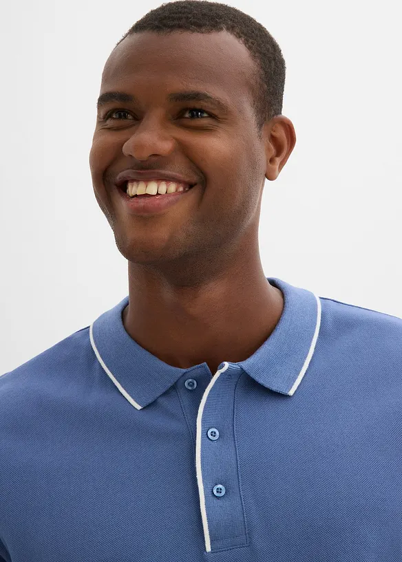 Polo en maille piquée, 100% coton, bonprix