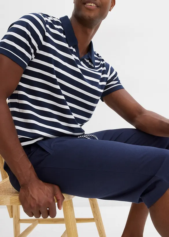 Lot de 2 bermudas en jersey 100% coton, bonprix