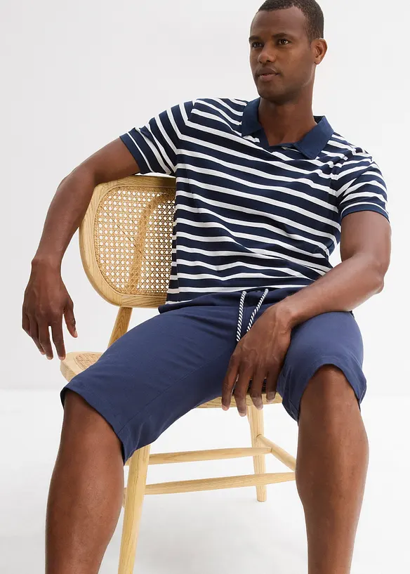 Lot de 2 bermudas en jersey 100% coton, bonprix