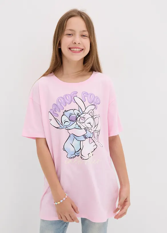 T-shirt Disney Stitch 100% coton, Lilo & Stitch