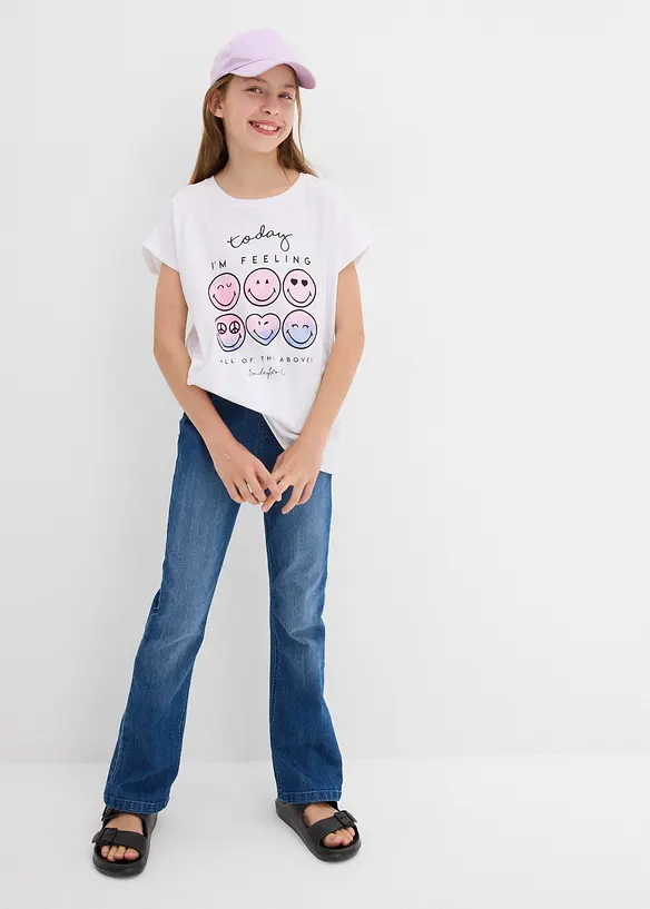 T-shirt 100% coton imprimé smiley, SmileyWorld