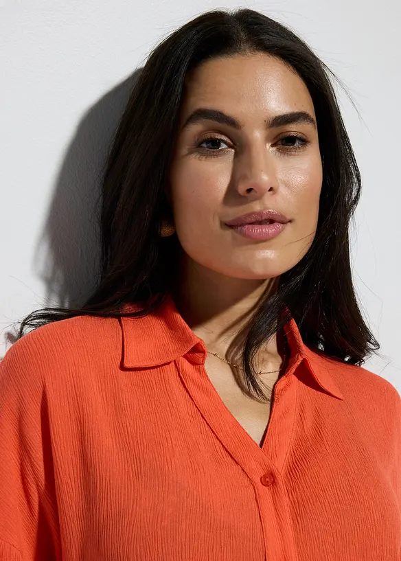 Chemisier court de plage en viscose fluide, bonprix