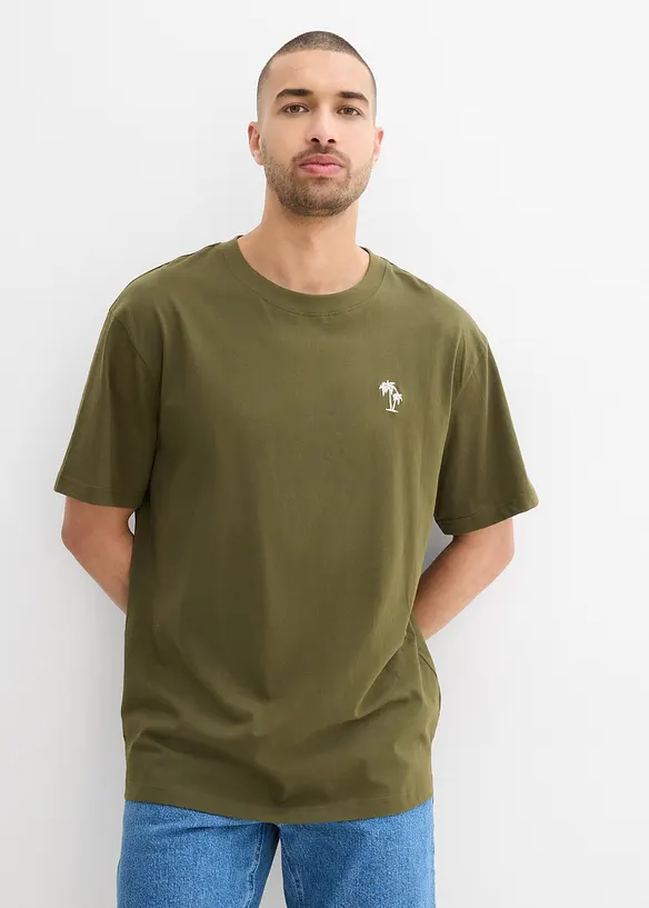 T-shirt avec imprimé dos, loose, bonprix