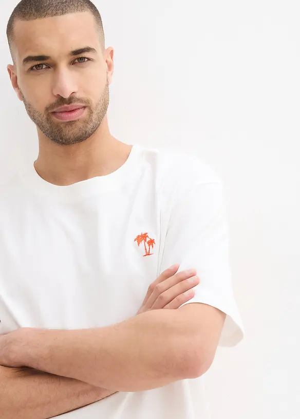 T-shirt avec imprimé dos, loose, bonprix