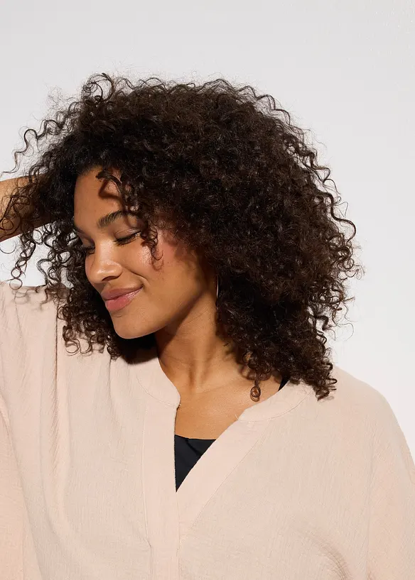 Tunique de plage en gaze de coton, bonprix