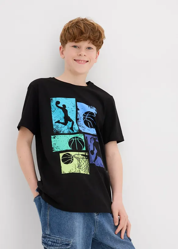 T-shirt en coton, bonprix