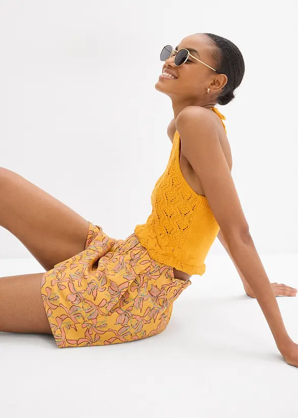 Short en coton et viscose, bonprix