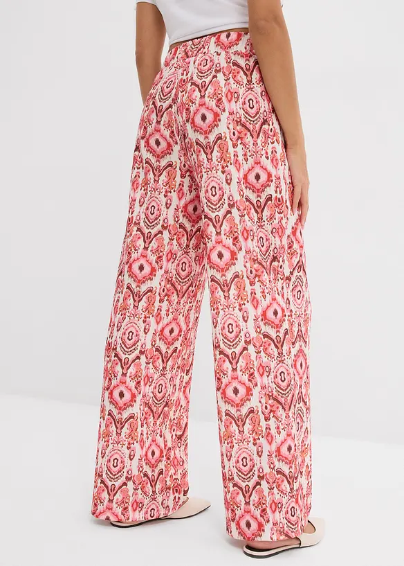 Pantalon jogger en crêpe texturé, bonprix