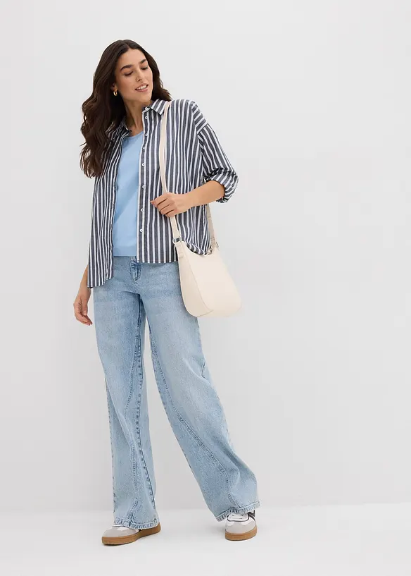 Lot de 2 longs débardeurs, bonprix