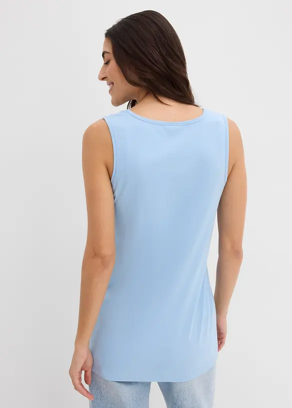 Lot de 2 longs débardeurs, bonprix