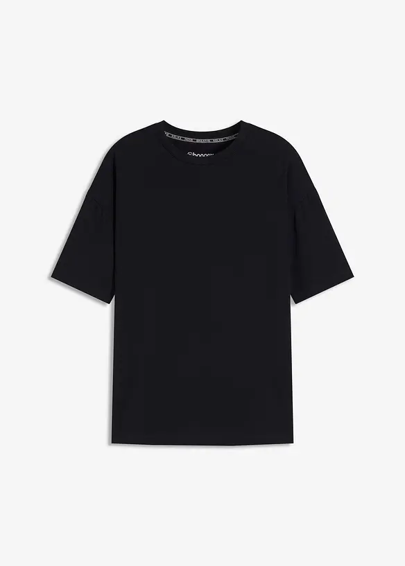 T-shirt de sport oversize avec coton, séchage rapide, bonprix