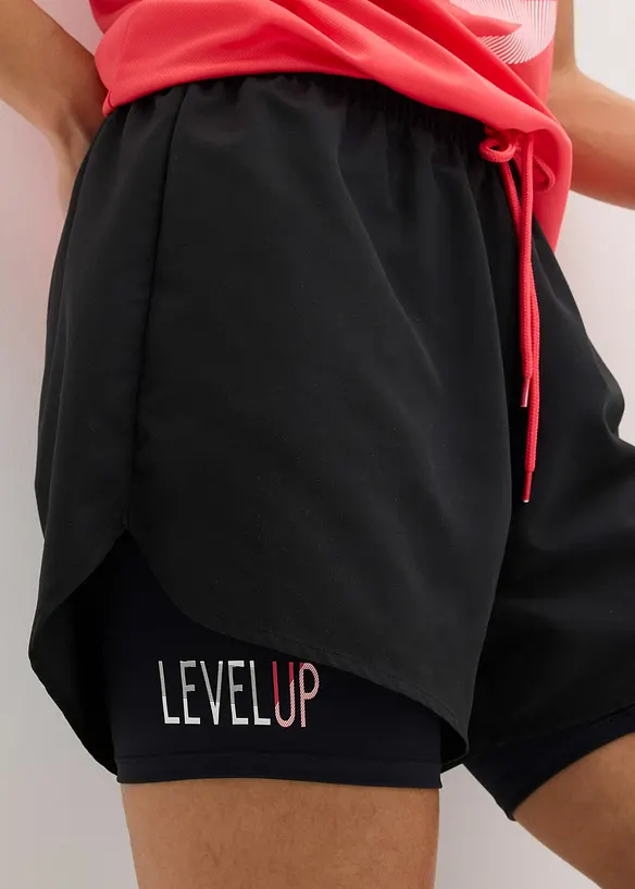 Short de sport 2-en-1 ultra-léger, bonprix