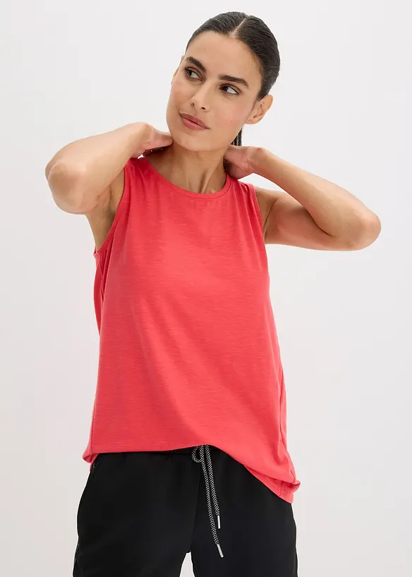 Lot de 2 débardeurs de sport à séchage rapide, bonprix