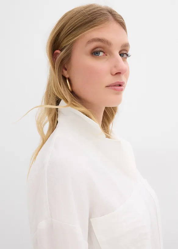 Chemisier fluide en viscose mélangée, bonprix