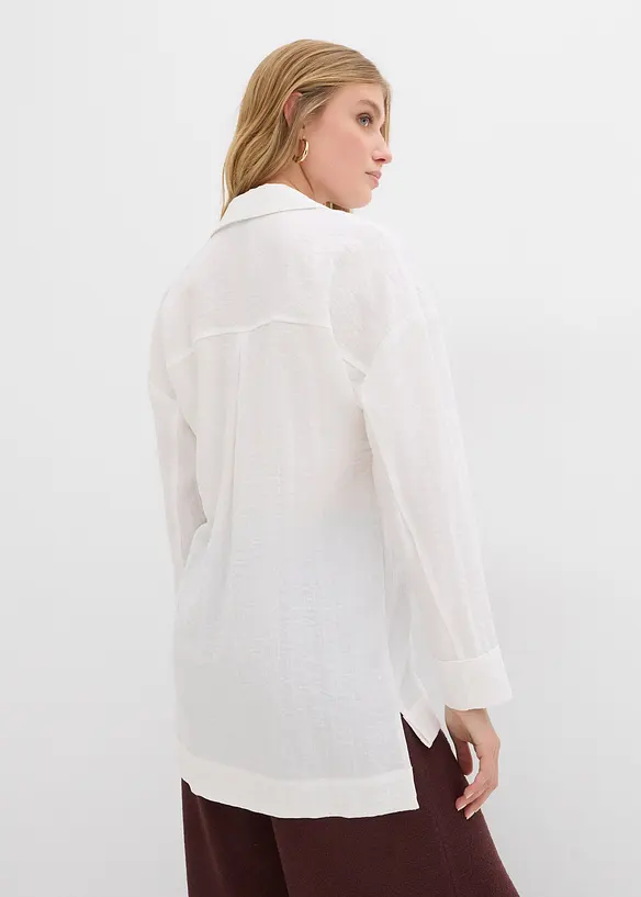 Chemisier fluide en viscose mélangée, bonprix