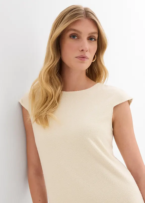 Robe midi aspect maille, bonprix