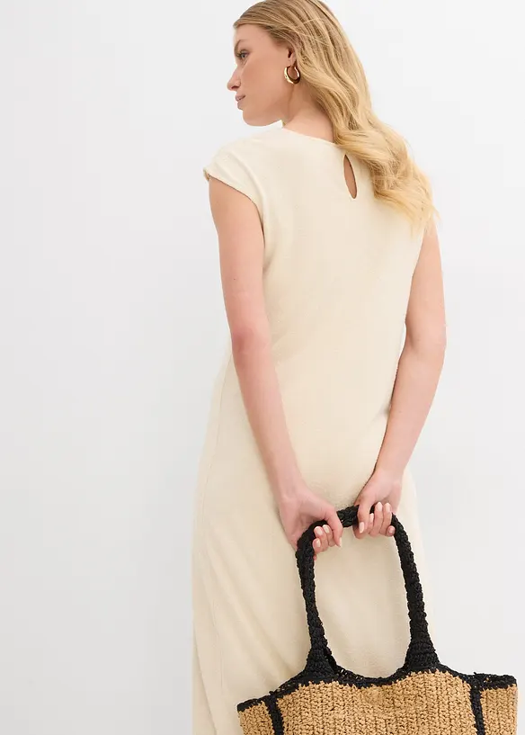 Robe midi aspect maille, bonprix