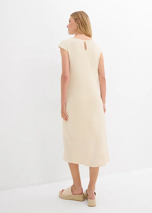 Robe midi aspect maille, bonprix