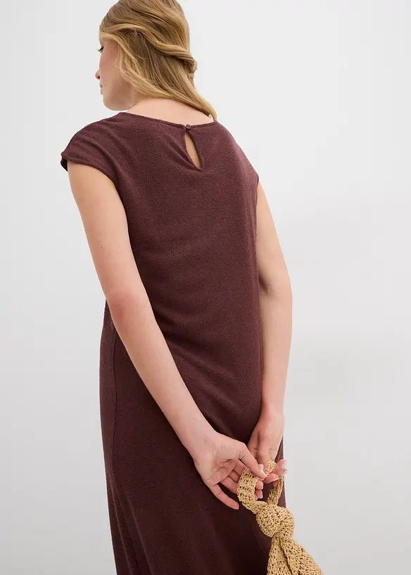 Robe midi aspect maille, bonprix