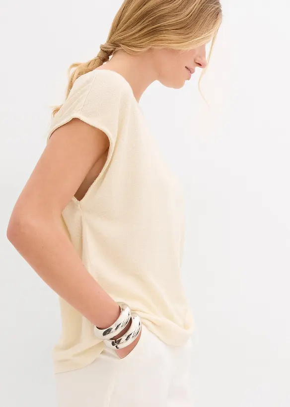 T-shirt oversize aspect maille, bonprix