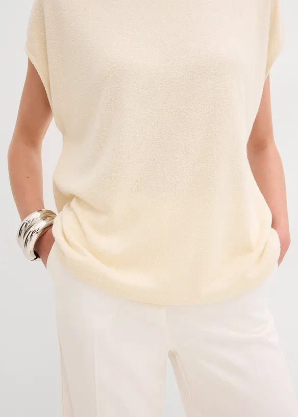 T-shirt oversize aspect maille, bonprix