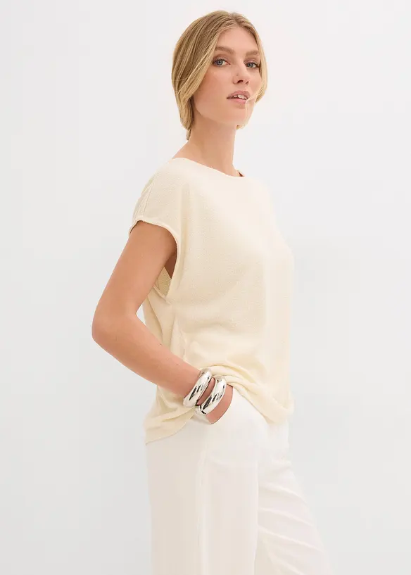 T-shirt oversize aspect maille, bonprix