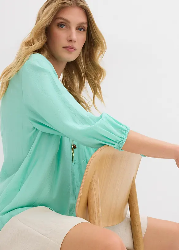 Chemisier oversize en viscose mélangée, bonprix