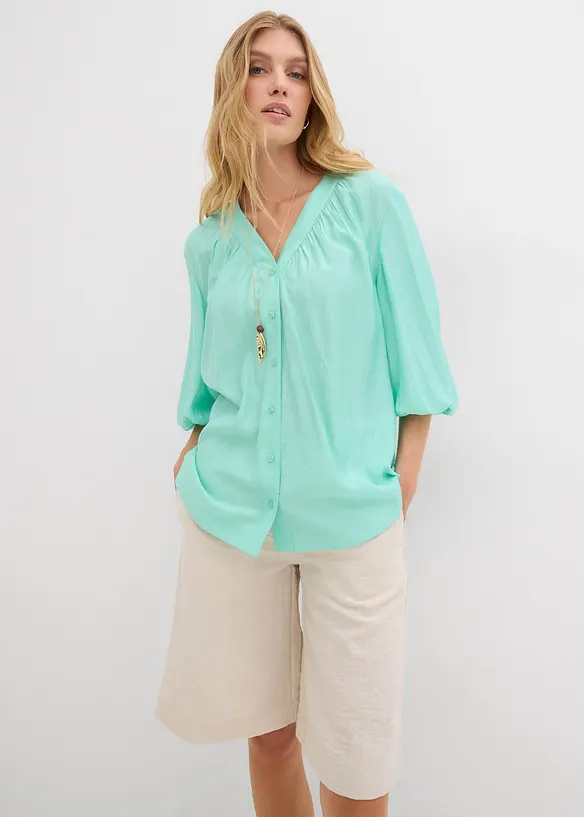 Chemisier oversize en viscose mélangée, bonprix