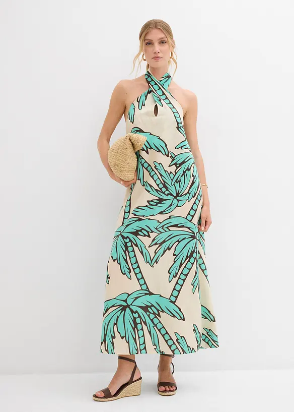 Robe dos nu, coupe évasée, bonprix