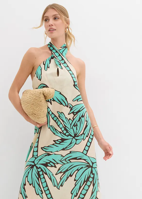 Robe dos nu, coupe évasée, bonprix