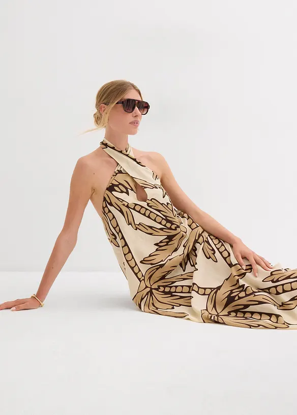 Robe dos nu, coupe évasée, bonprix