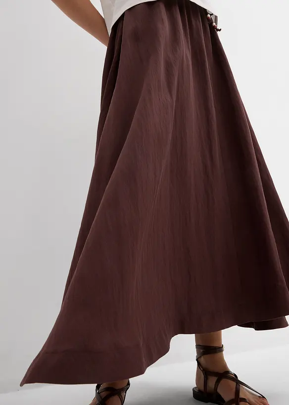 Jupe longue et évasée en Lyocell mélangé, bonprix