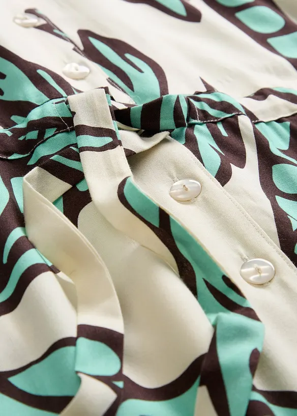 Robe courte en viscose fluide, manches kimono, bonprix